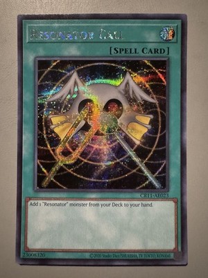 YUGIOH RESONATOR CALL (SPELL) ASIA ENGLISH EDITION CR11-AE023 SECRET RARE