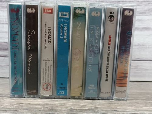 Lotto vintage 8 cassette MC discografia Nomadi anni 80 - Foto 2 di 4
