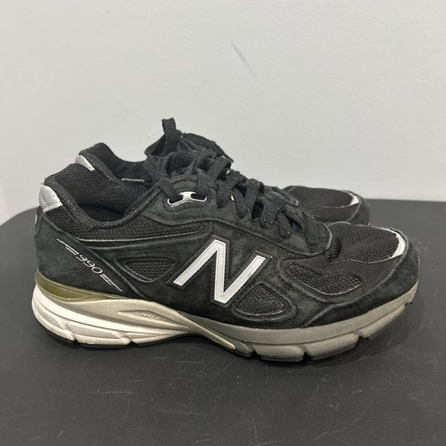 New Balance 990v4 Heritage Womens Sz 8 2E Wide Black Shoe Sneakers USA Made Worn - Picture 4 of 11