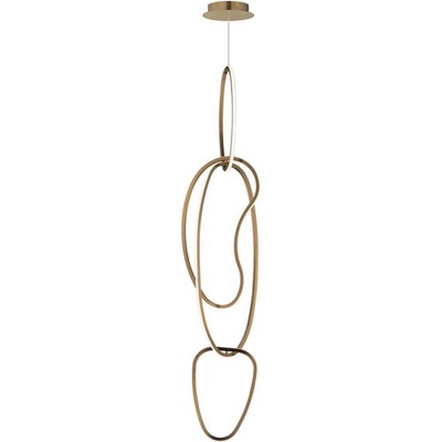 ET2 Contemporary Lighting E24617-BCN Unity Pendant Brushed Champagne