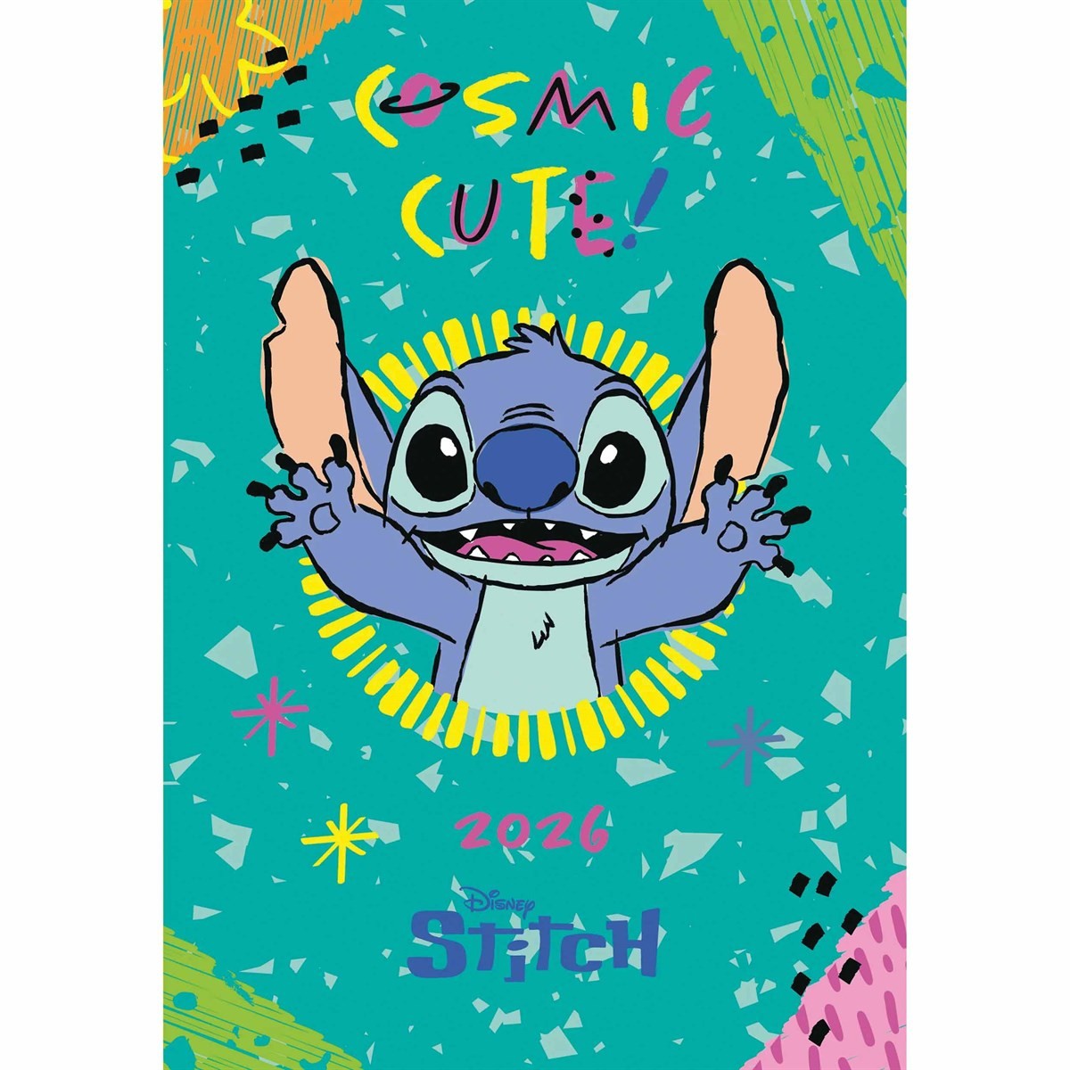 Disney, Stitch A5 Diary 2026, General Diaries, Week To View, Entertainment, Gift