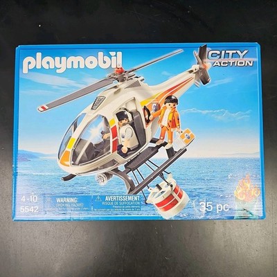 Playmobil 5542 FIRE FIGHTING HELICOPTER New