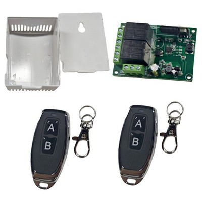 12V 24V 2CH 433Mhz Wireless RF Relay Remote Control Switch Receiver Module USA