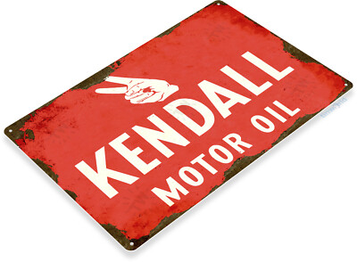 Kendall Motor Oil Logo Gas Station Garage Retro Vintage Art Decor