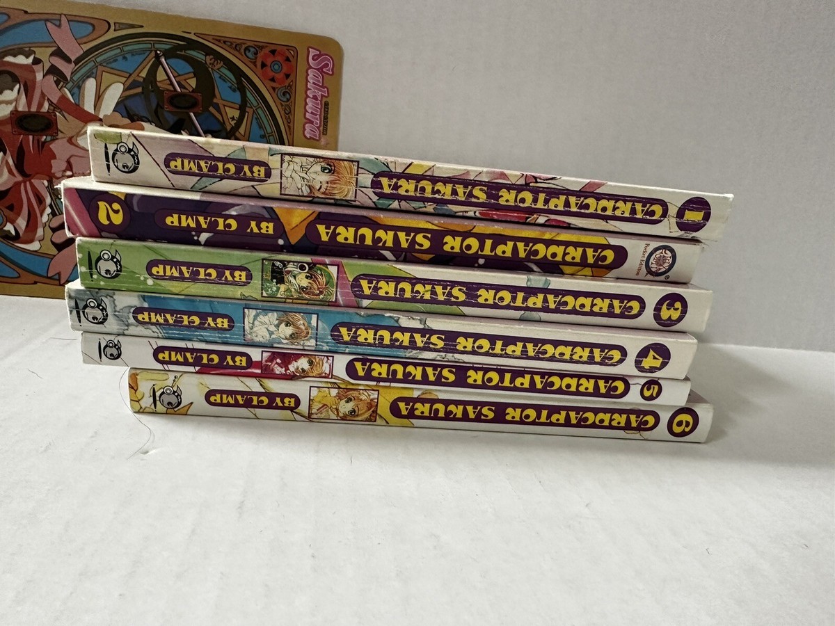 Cardcaptor Sakura Vols 1-6 COMPLETE English Manga READ DESCRIPTION