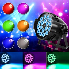 4PCS 270W 18LED PAR Lights 4in1 RGBW Stage Lighting DMX512 DJ Disco Party Light