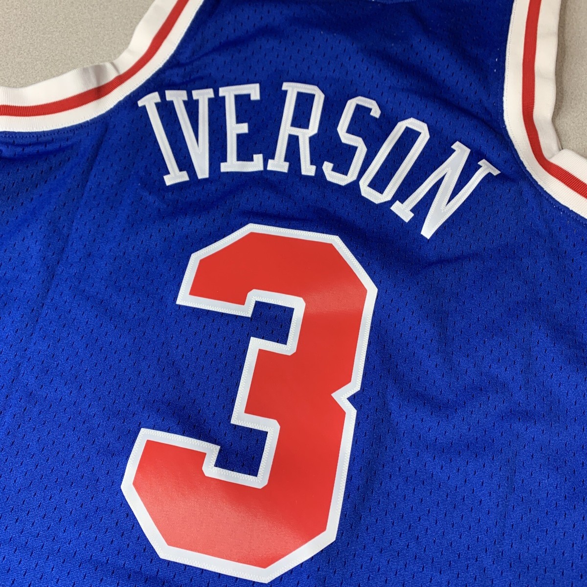Mitchell & Ness 76ers Allen Iverson 50th Anniversary Jersey Size