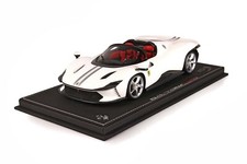 BBR Ferrari Daytona SP3 Icona Series Matt Metallic Italian White 1/18. P18214B