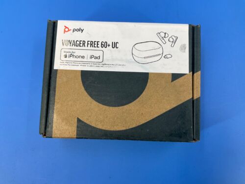Poly Voyager Free 60+ 6200 UC Bluetooth Headset 208748-101 NEW - Photo 2 sur 10