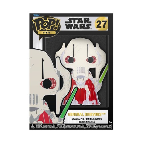 Pin Pop / General Grievous - Star Wars N°27 Disney Funko 10cm Pin Pop / General Grievous - Star Wars N°27 Disney Funko 10cm | Funko Pop | 2 Pin Pop / General Grievous - Star Wars N°27 Disney Funko 10cm | Funko Pop