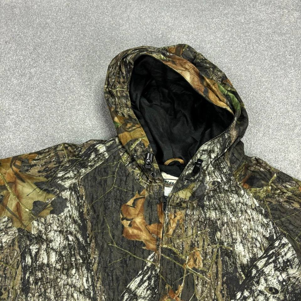 Realtree Jacket Adult Extra Large Brown Workwear Hunting Insulated Camo Hood Men - Image 3 of 4