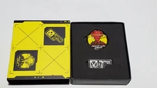 Cyberpunk 2077 Collector's Edition Metal Pin Set (2) Night City Heat + Militech
