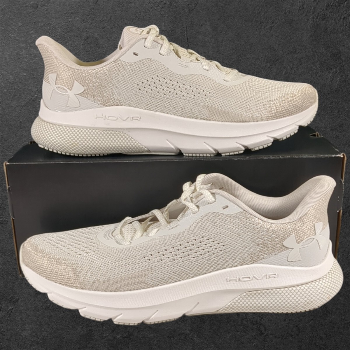 Size 8 - Under Armour HOVR Turbulence 2 Summit White Amazon.com | Under Armour Men main image 4