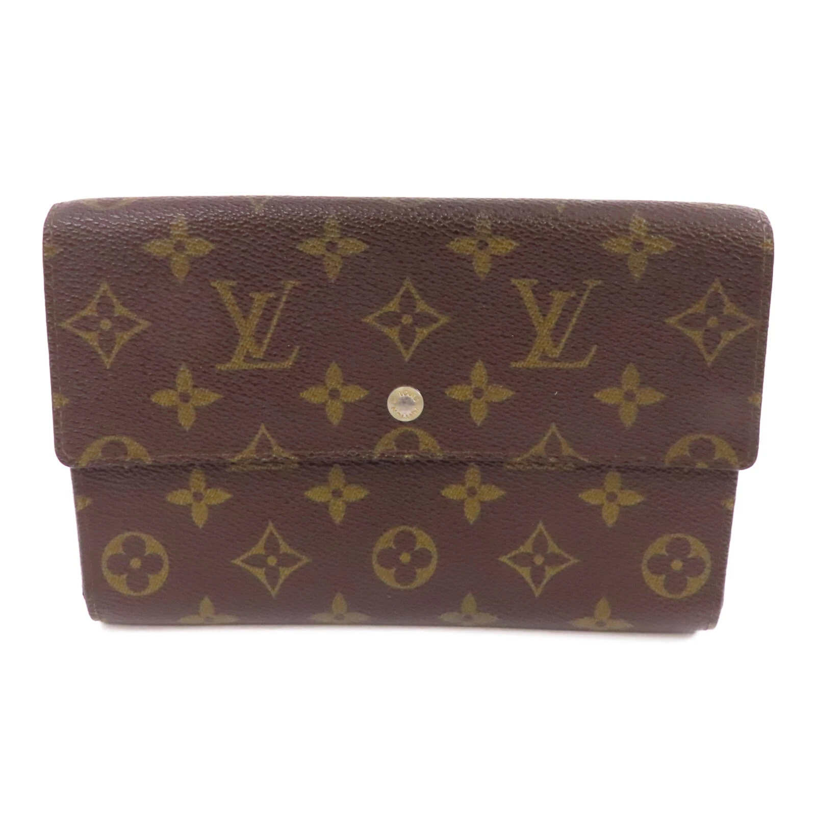LOUIS VUITTON（LV） Portafoglio lungo Louis Vuitton LV GHW pochette passaporto M60135 monogramma marrone