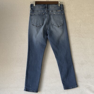 KanCan Jeans CUTE Button-Fly Stretch Unique Retro Distressed Wash
