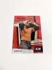 Scorpio Sky Red Rainbow 2022 Upper Deck AEW Allure Card # 76