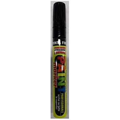Arexons Pennarello Punta Fine Paint Marker Nero