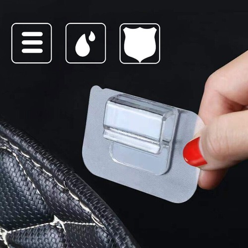 4Pcs Universal Car Interior Accessories Foot Floor Pad Fixing Clip Sticker Parts - Foto 11 di 12