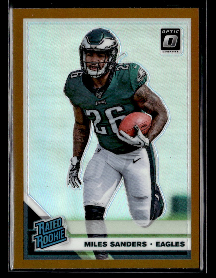 Miles Sanders RC - 2019 Panini Donruss Optic Bronze Holo Rookie SP #172