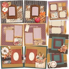 BEAUTIFUL MOMENTS OF FALL - Scrapbook Layout Set