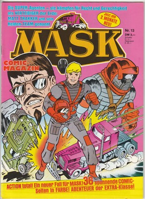   M.A.S.K. ACTION-COMIC-MAGAZIN #13, Condor/Kenner 1989 COMICHEFT TOP Z1