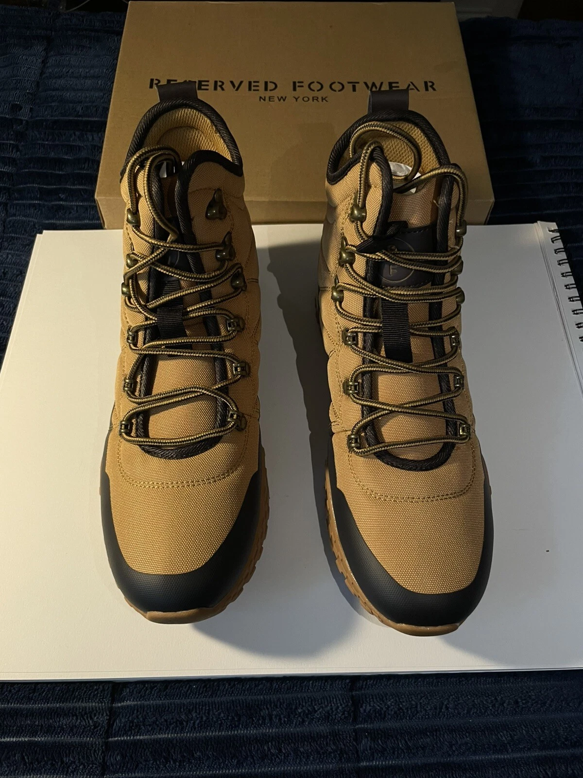 Reserved Footwear New York Tucker Boots Wheat color Hiking Boots Men's SIZE 10