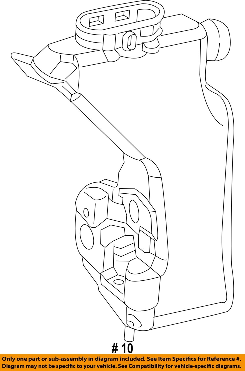 MERCEDES OEM 1518 C300 Wiper WasherWindshield FluidReservoir Tank