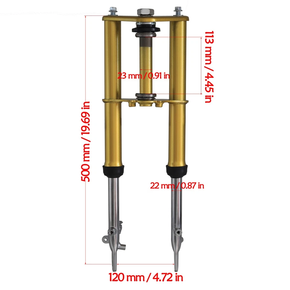 Ruedas 2.50-10 + extremo de horquilla delantera para moto de cross Honda CRF50 XR50 Yamaha TTR50 Foto 4 de 4