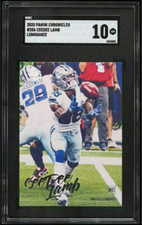 Ceedee Lamb ROOKIE CARD RC SGC 10 GEM MINT 2020 Panini Chronicles Luminance #206. rookie card picture
