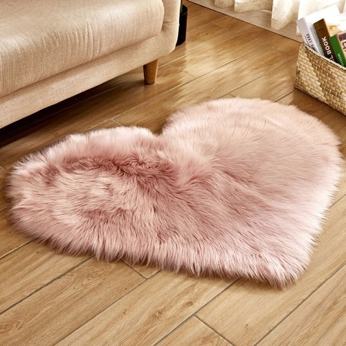 Decorative Carpets Plush Carpet Long Hair Imitation Wool Pad Home - Picture 5 of 22