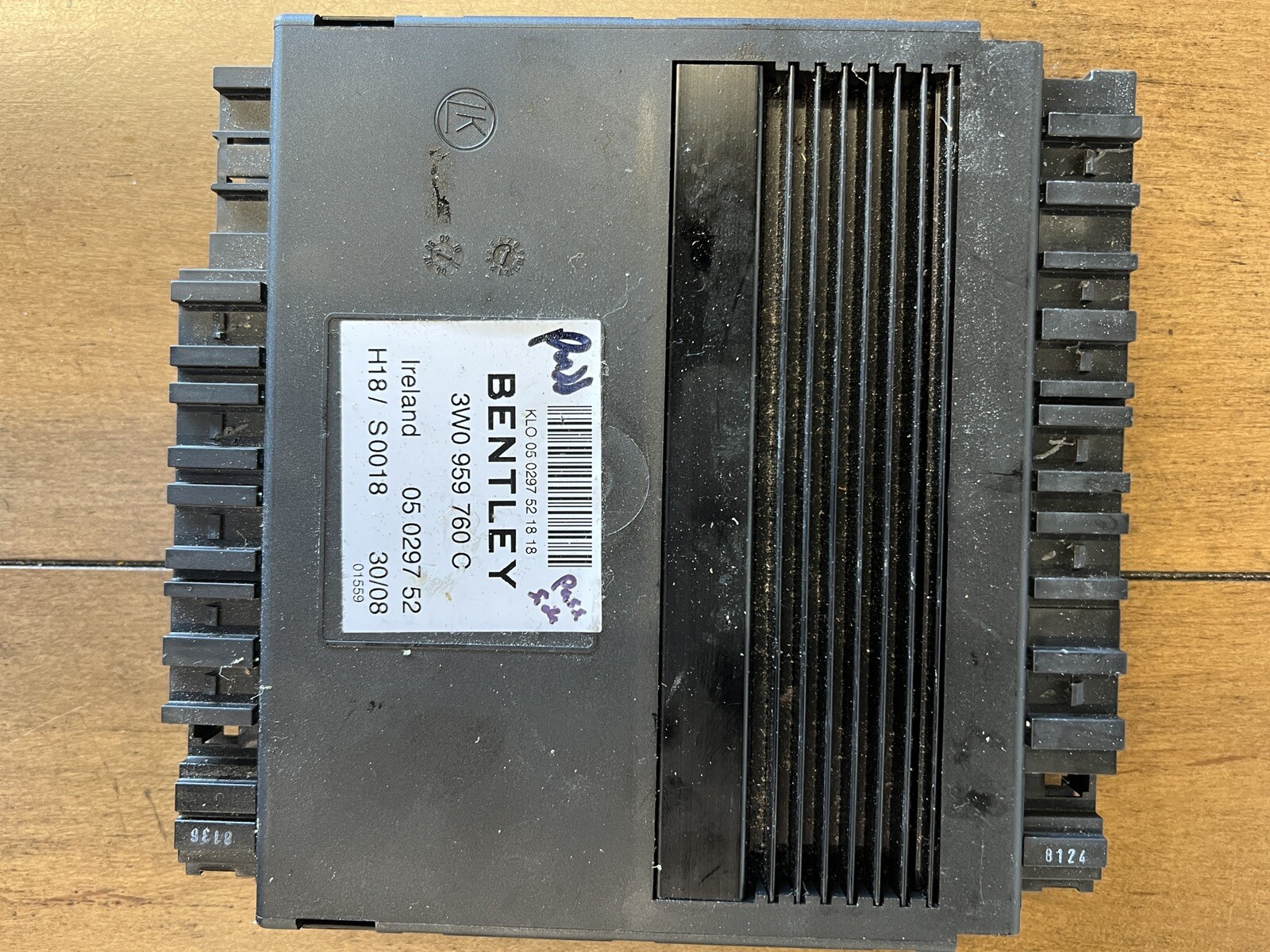 Bentley GTC Driver Seat Control Unit 3W0959760B Or Passenger Unit 3W0959760C