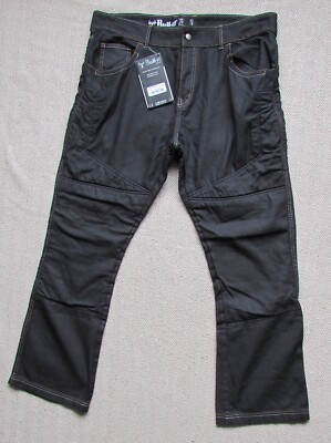 Bull-it Motorrad SR4 Jeans Damen schieferschwarz UK Größe 20 normales Bein