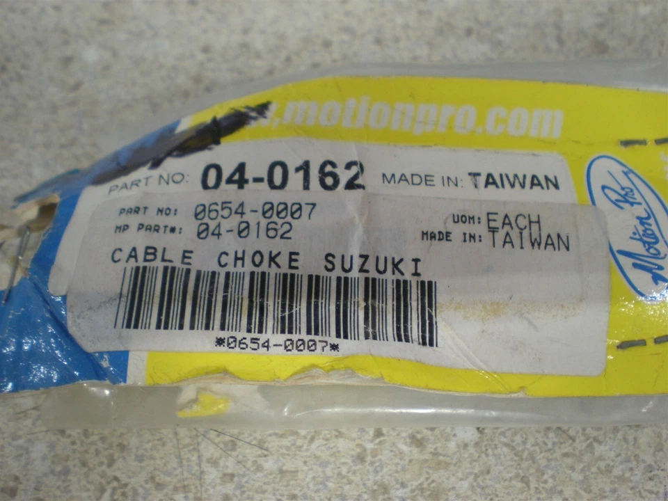 NOS Motion Pro Choke Cable For Suzuki 1992-93 GSXR600W 04-0162 - Image 2 of 2