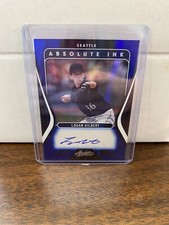 LOGAN GILBERT AUTO 2022 Panini Absolute Baseball ABSOLUTE INK BLUE Seattle /75