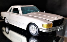 MODELLO AUTO '70 VINTAGE NACORAL ZARAGOZA MERCEDES 350 SL INTERNI AZZURRI XX