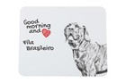 Fila Brasileiro mouse pad with a dog Art-Dog