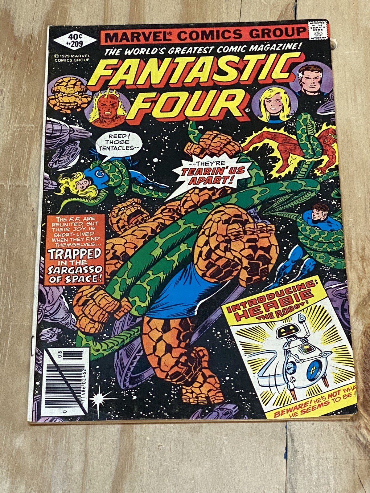 FANTASTIC FOUR 209 1st Herbie Marvel eBay