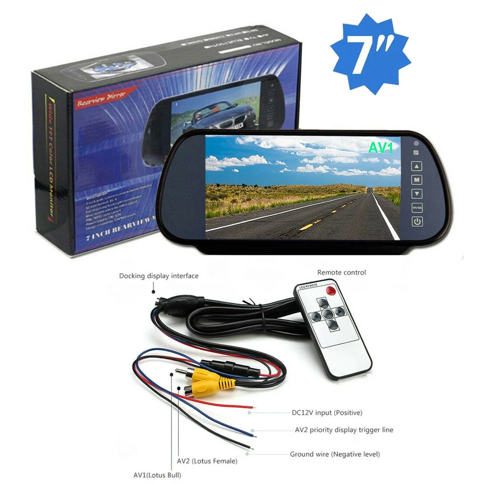 Reversing Camera for Nissan NV 1500 2500 3500 NV Cargo Van 2012-2019+ 7" Monitor - Image 4 of 4