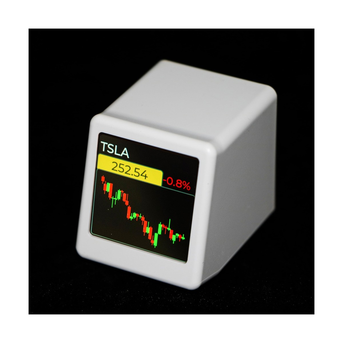Desk Stock Ticker Pixel Display Crypto & Stock Ticker - Real-Time Bitcoin  Monitor, Weather Clock, Digital Screen For Desk Real-time Bitcoin Stock  Ticker Display