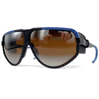Vintage CEBE 2000 GLACIER Sunglasses - France 1990's - Mountaineer - Mirrored