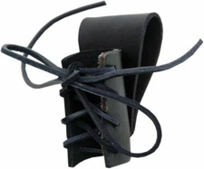 Simple Frog  For Use With Foam Swords And Daggers Black Leather Construction