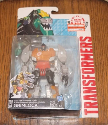 * Transformers GRIMLOCK Gold Armor (Robots in Disguise RID Hasbro) * NEW!  MOC