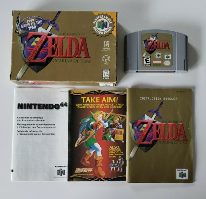 N64 The Legend of Zelda: Ocarina of Time - Players Choice - CIB