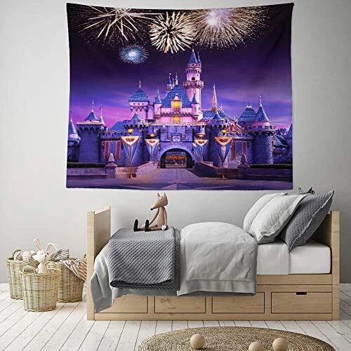Disney castle tapestry sale
