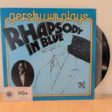 George Gershwin | Gershwin Plays Rhapsody In Blue | LP 1974 KS-124 | VG+/VG+