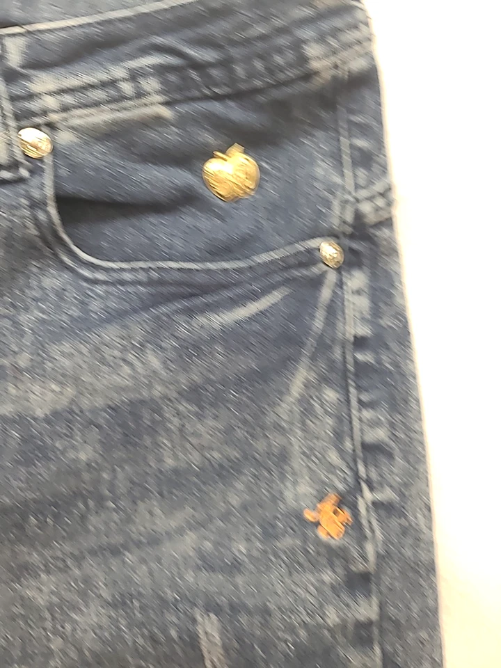 Vtg Apple Bottoms Dk Wash Denim Capri  Sz 18 - Image 4 of 4