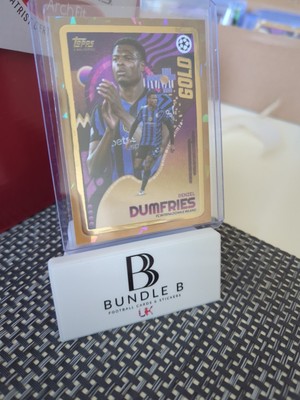 Denzel Dumfries Gold Insert - Topps Ucc Gold 2024/25 - Inter Mailand