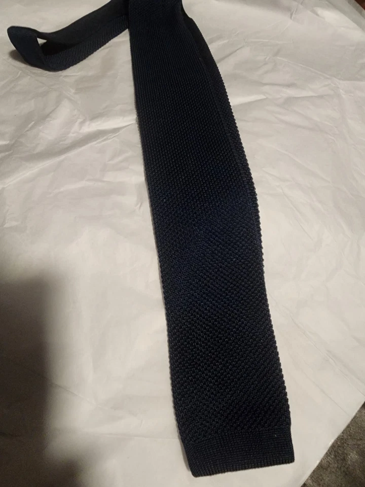 Kiton квадратный конец темно-шелковый галстук - Изображение 4 из 4