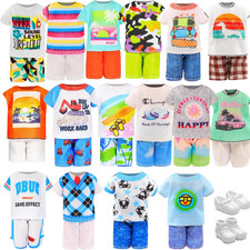 22 PCS 5.3 Inch Boy Doll Clothes for 6 Inch Doll No Doll 