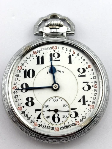 Illinois Bunn Special Antique Mechanical Pocket Watch  21J  4440612  NON-WORKING